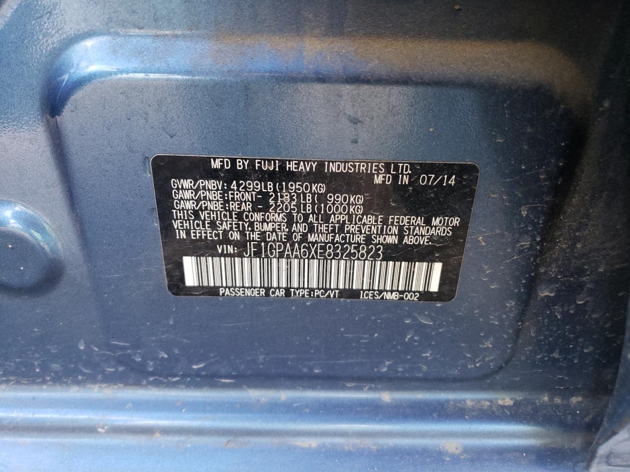 2014 Subaru Impreza - Image 12