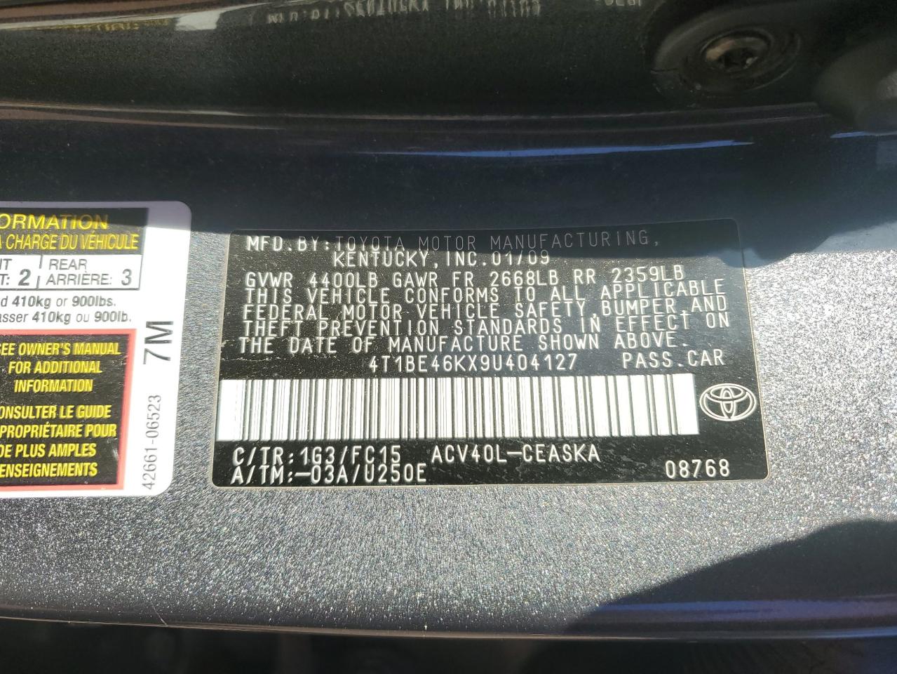 2009 Toyota Camry - Image 13