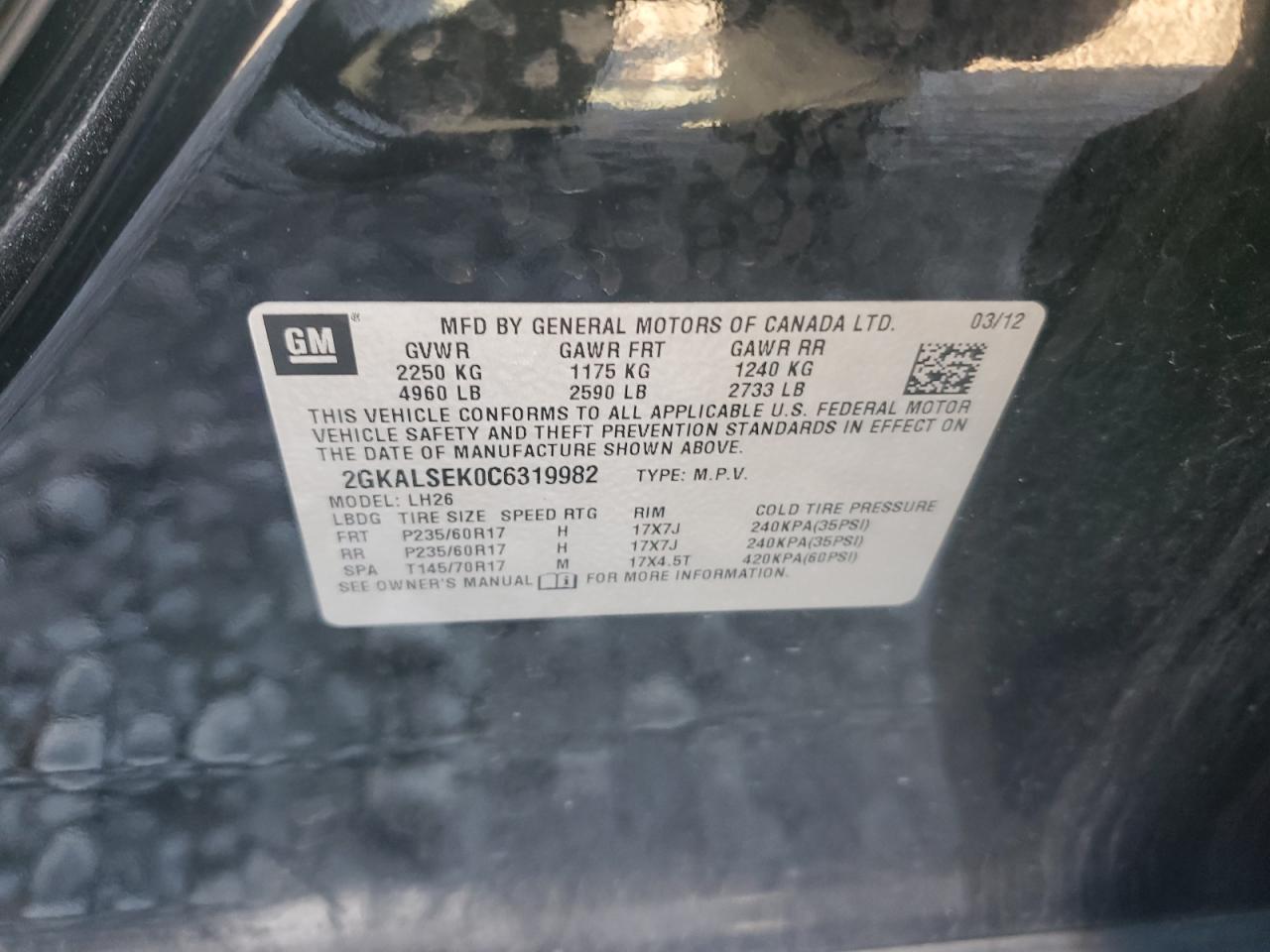 2012 GMC Terrain - Image 13