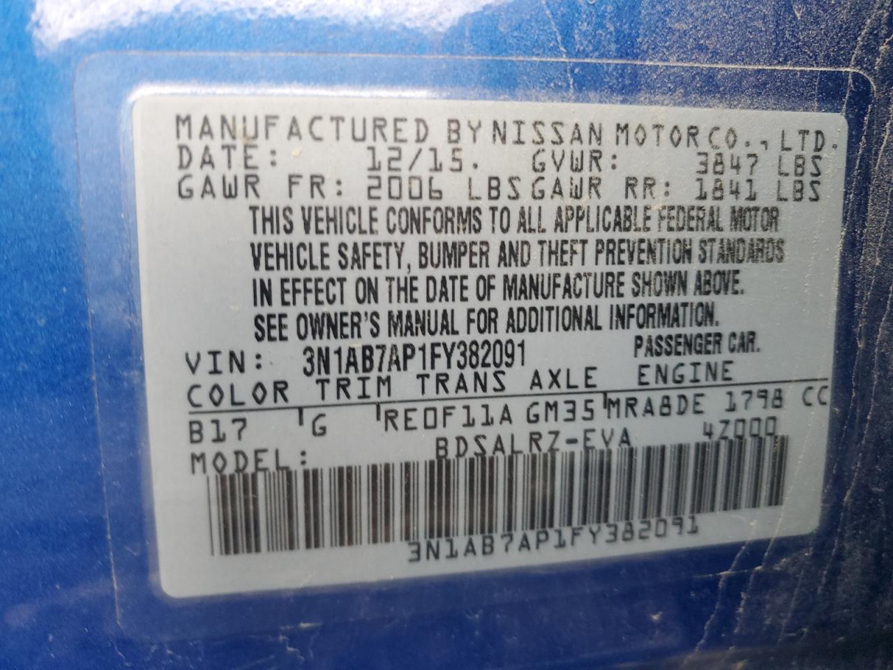 2015 Nissan Sentra - Image 12