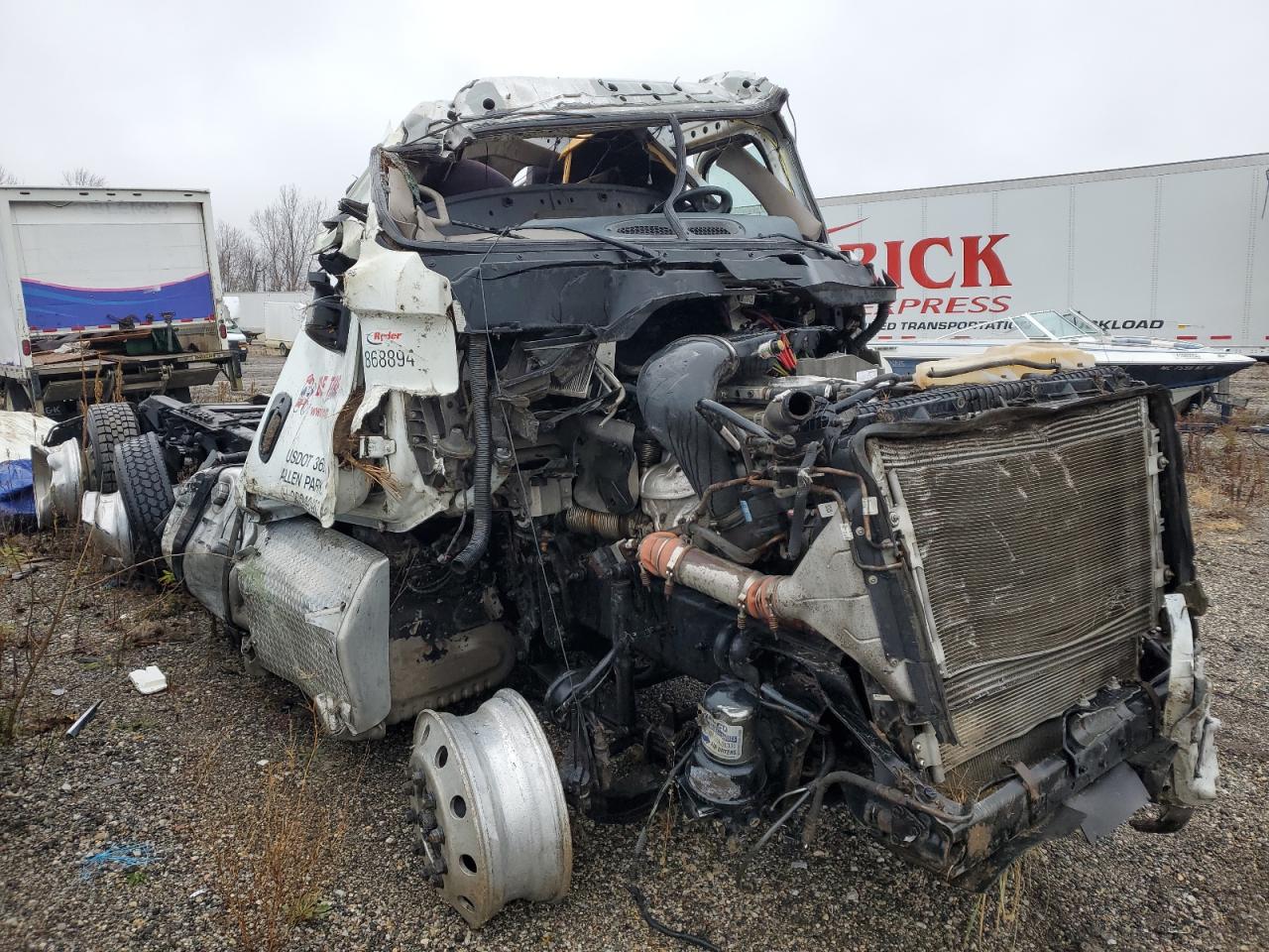 2019 Freightliner Cascadia 125 იყიდება Portland-ში, MI - Rollover