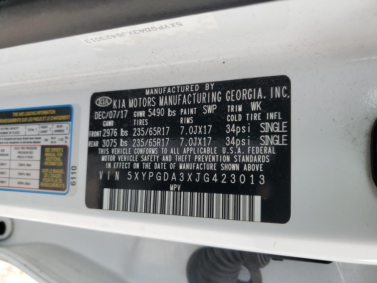 2018 Kia Sorento - Image 13