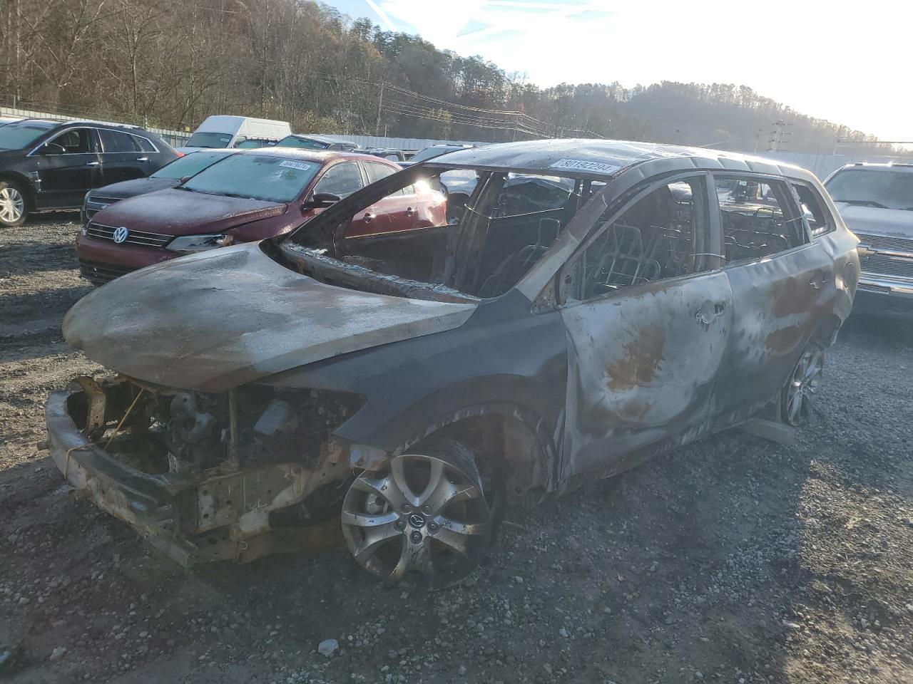 2015 Mazda Cx-9 Sport na sprzedaż w Hurricane, WV - Burn