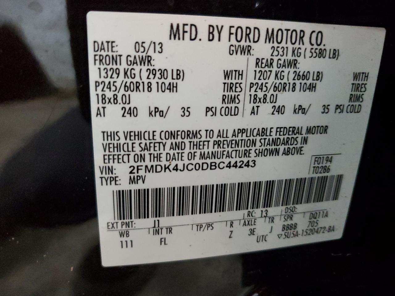 2013 Ford Edge - Image 13
