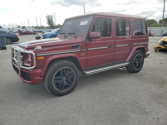  MERCEDES-BENZ G-CLASS 2018 Red