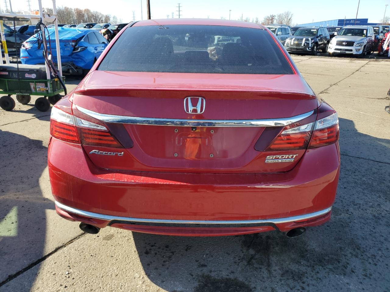 2017 Honda Accord Sport Special Edition VIN: 1HGCR2F16HA040573 Lot: 79210284