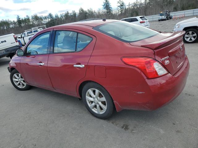  NISSAN VERSA 2014 Red