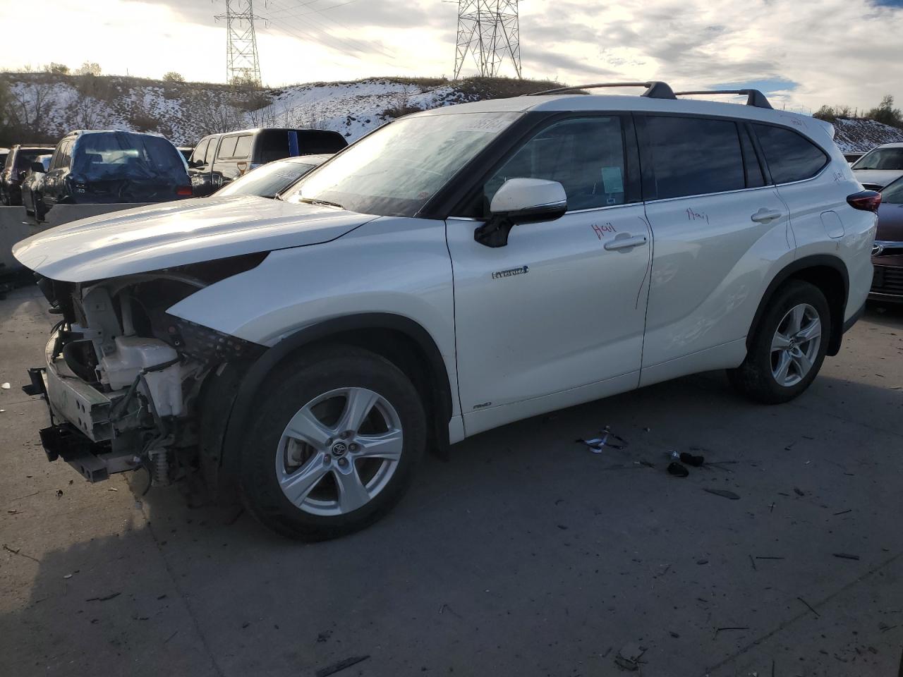 VIN 5TDBBRCH4MS525932 2021 TOYOTA HIGHLANDER no.1