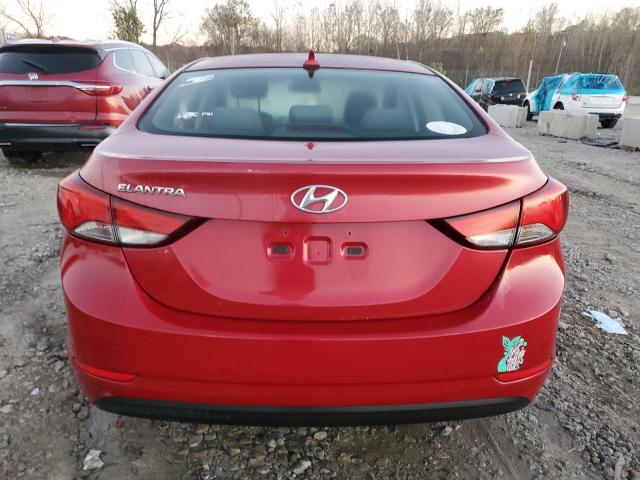  HYUNDAI ELANTRA 2015 Бургунди