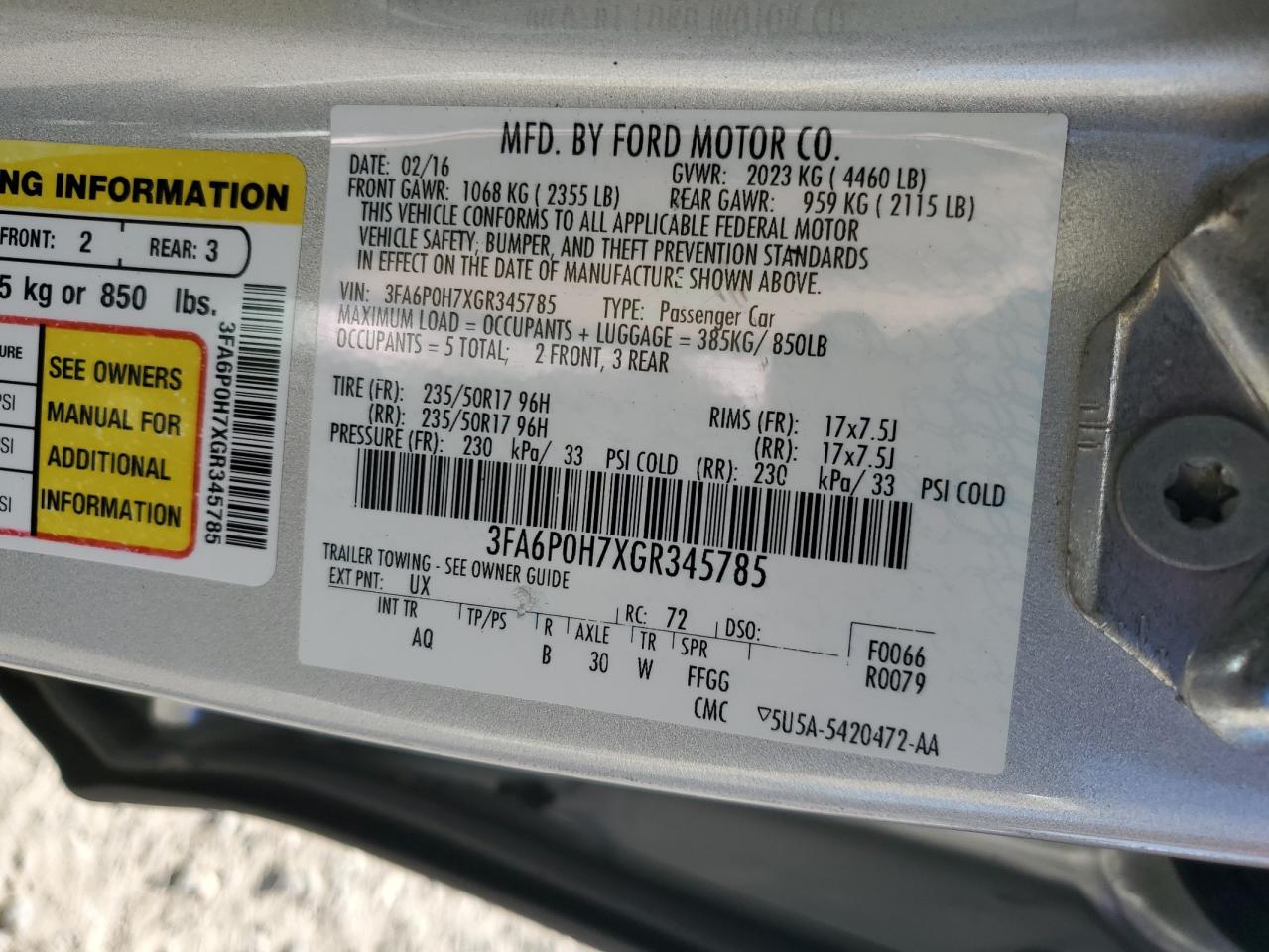 2016 Ford Fusion - Image 12
