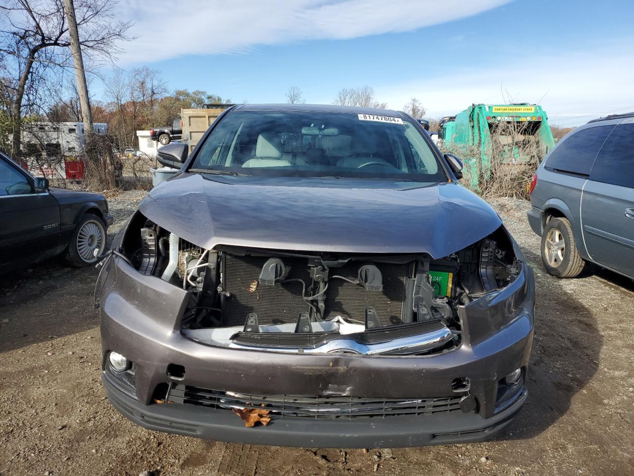 VIN 5TDBKRFH3FS145494 2015 TOYOTA HIGHLANDER no.5