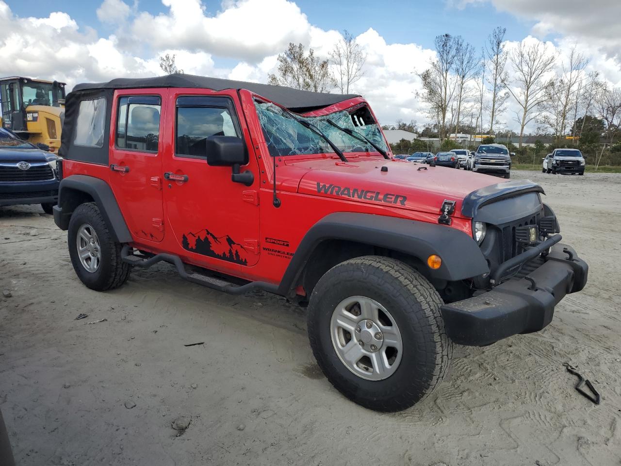 2015 Jeep Wrangler Unlimited Sport VIN: 1C4BJWDG8FL754609 Lot: 77126004