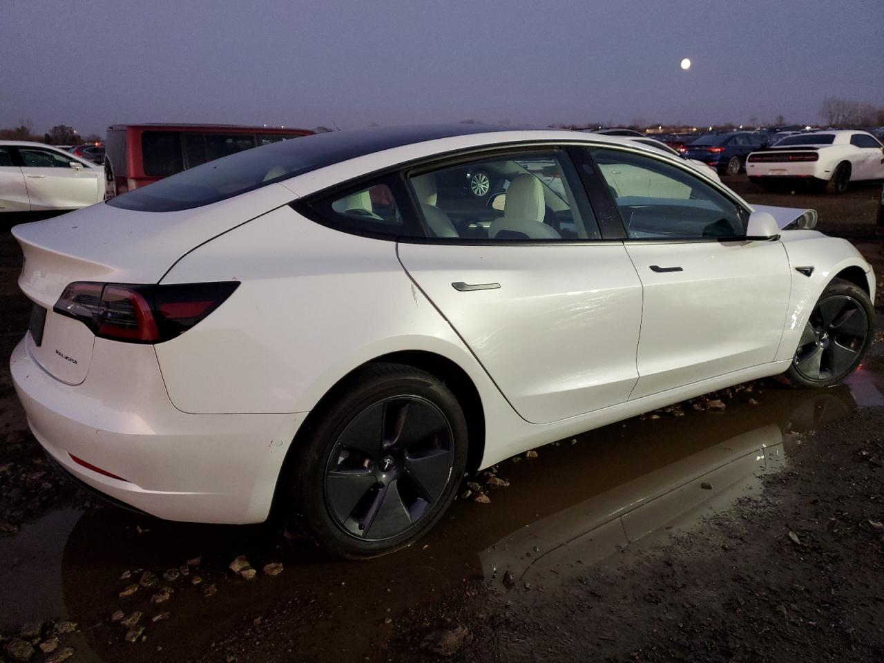 VIN 5YJ3E1EB7NF248687 2022 TESLA MODEL 3 no.3