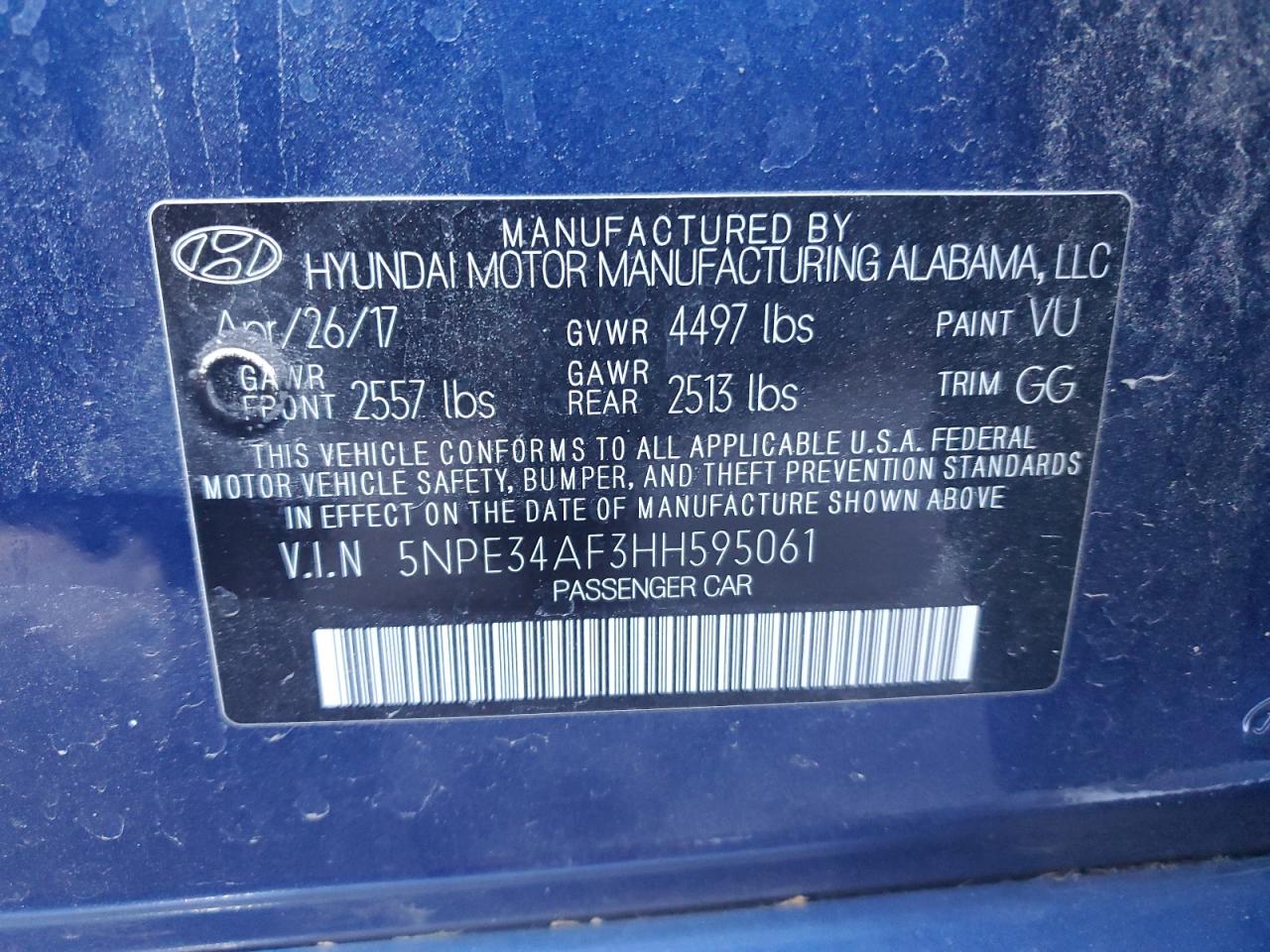 2017 Hyundai Sonata - Image 12