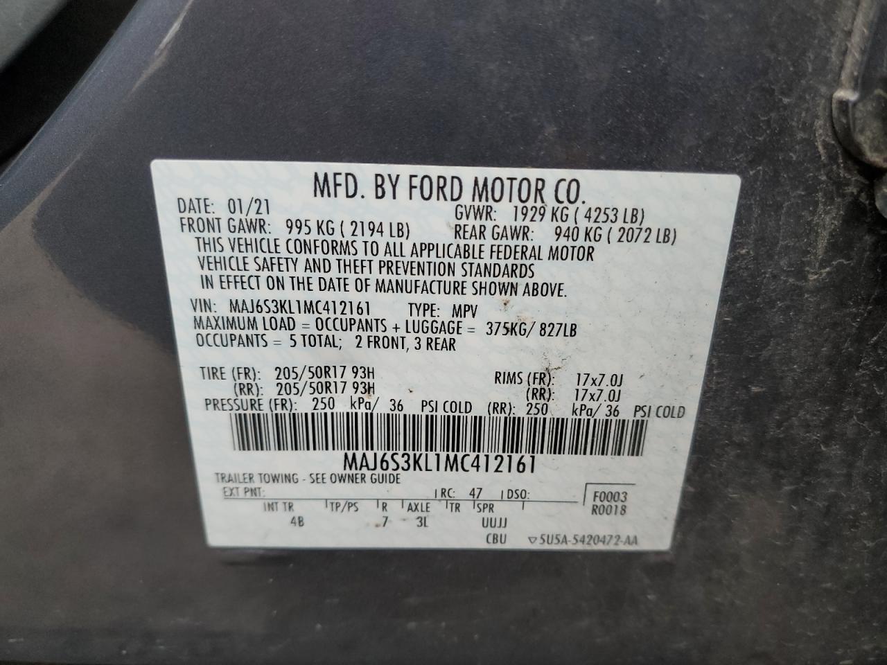 2021 Ford EcoSport - Image 13
