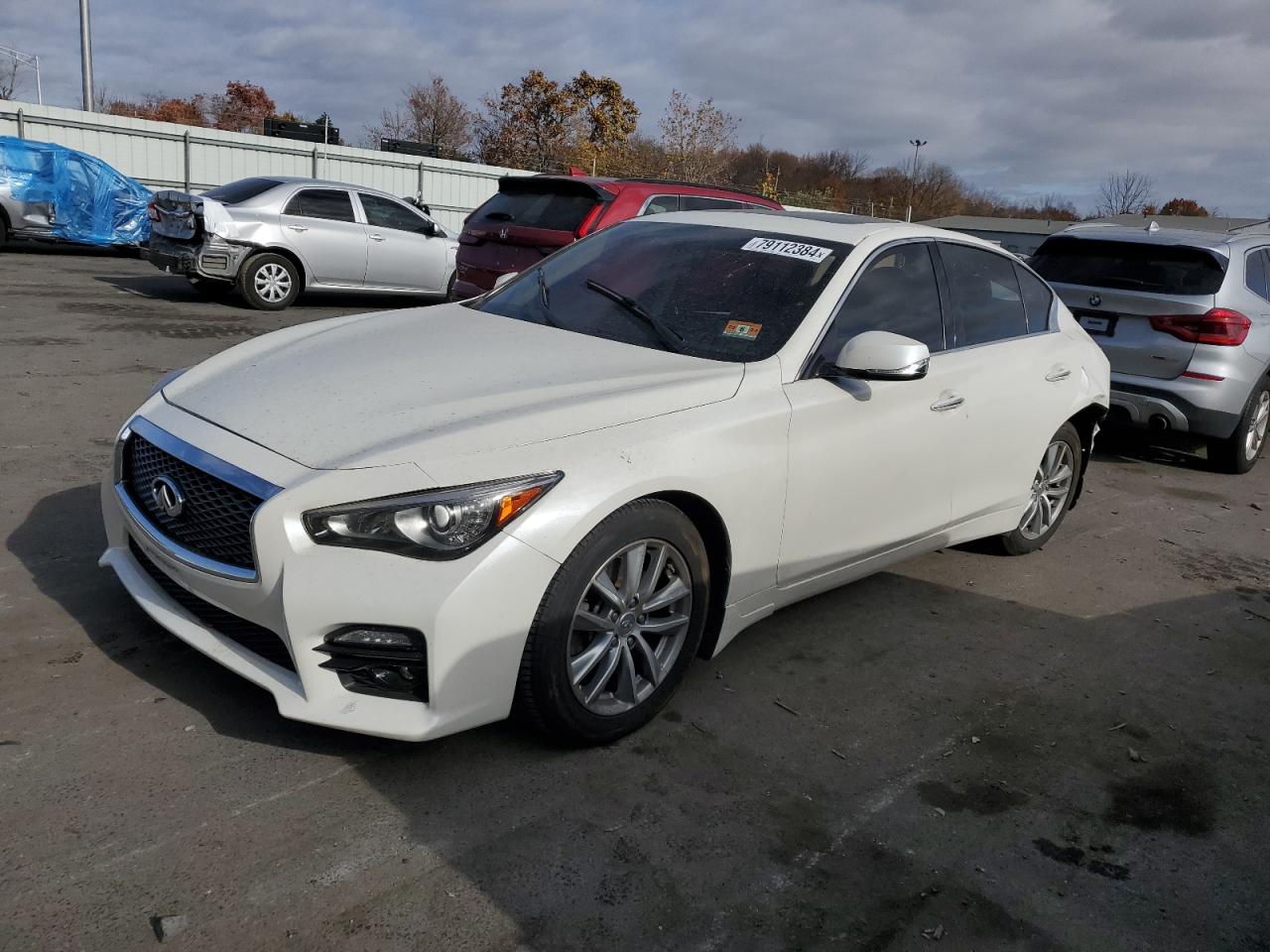 2016 Infiniti Q50 Premium იყიდება Glassboro-ში, NJ - Rear End