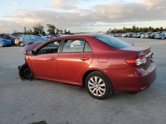  TOYOTA COROLLA 2012 Czerwony