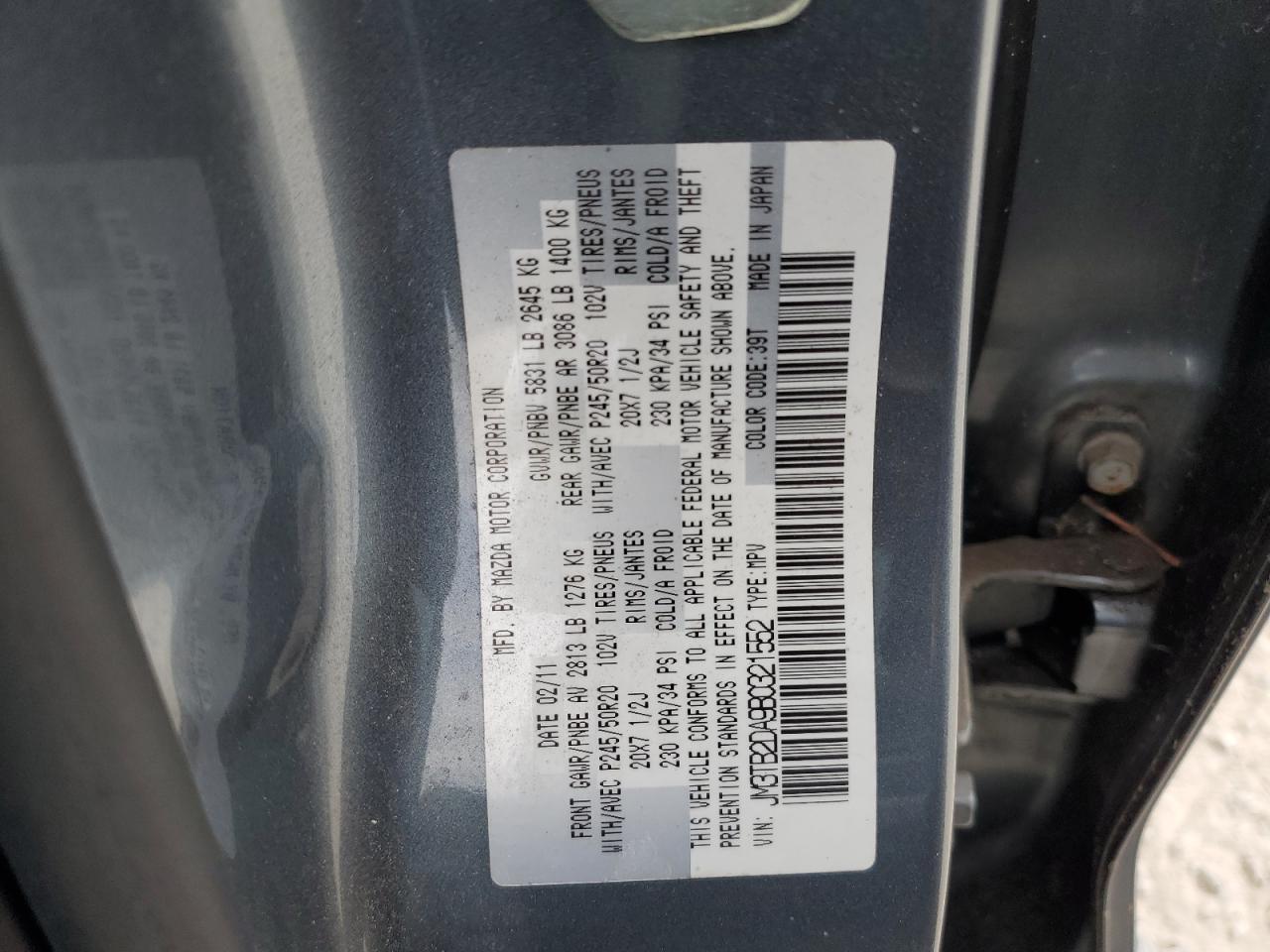 2011 Mazda CX-9 - Image 14