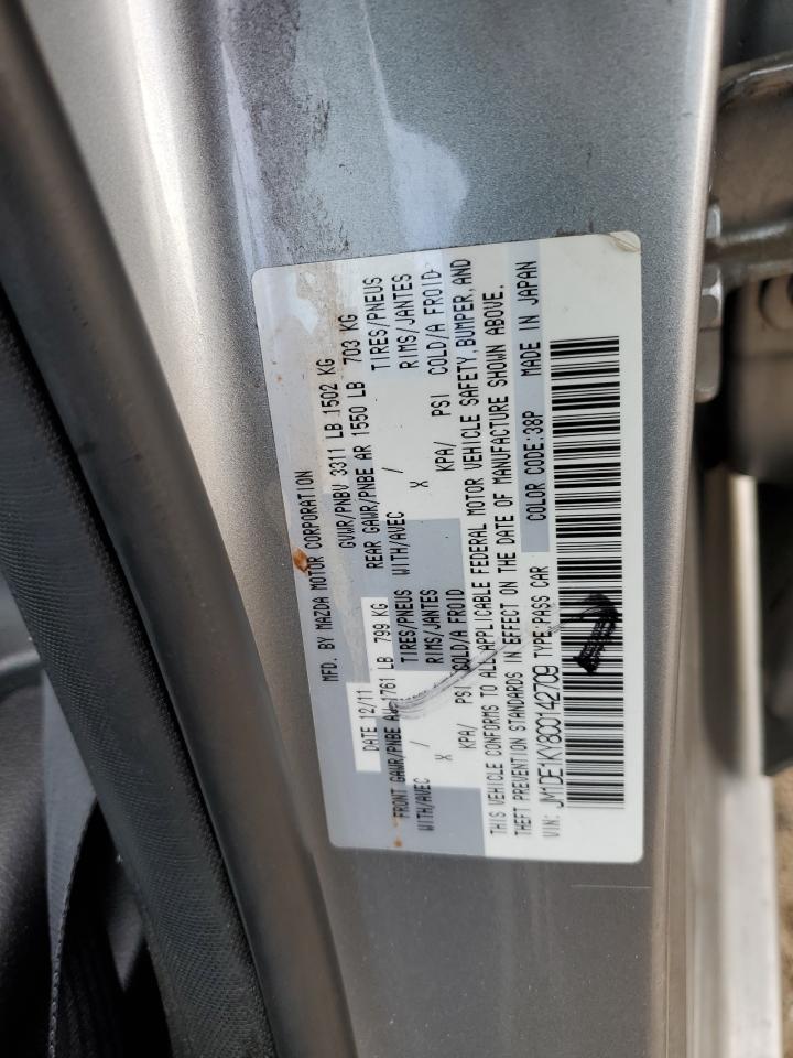 2012 Mazda Mazda2 VIN: JM1DE1KY8C0142709 Lot: 81026414