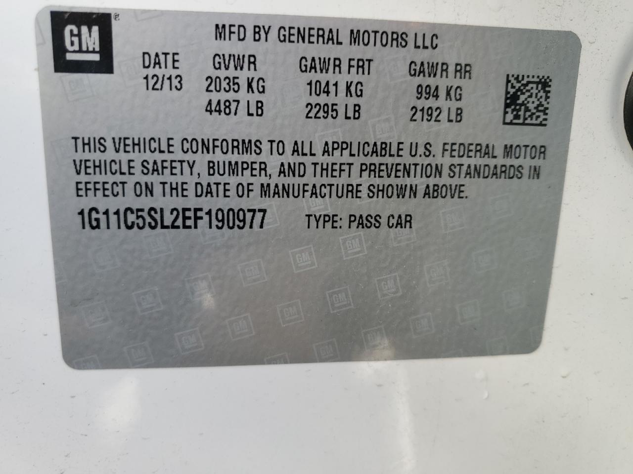 2014 Chevrolet Malibu - Image 12