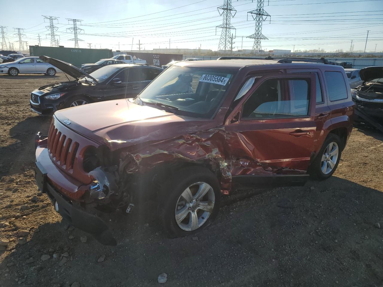 VIN 1C4NJPFA5ED721880 2014 JEEP PATRIOT no.1