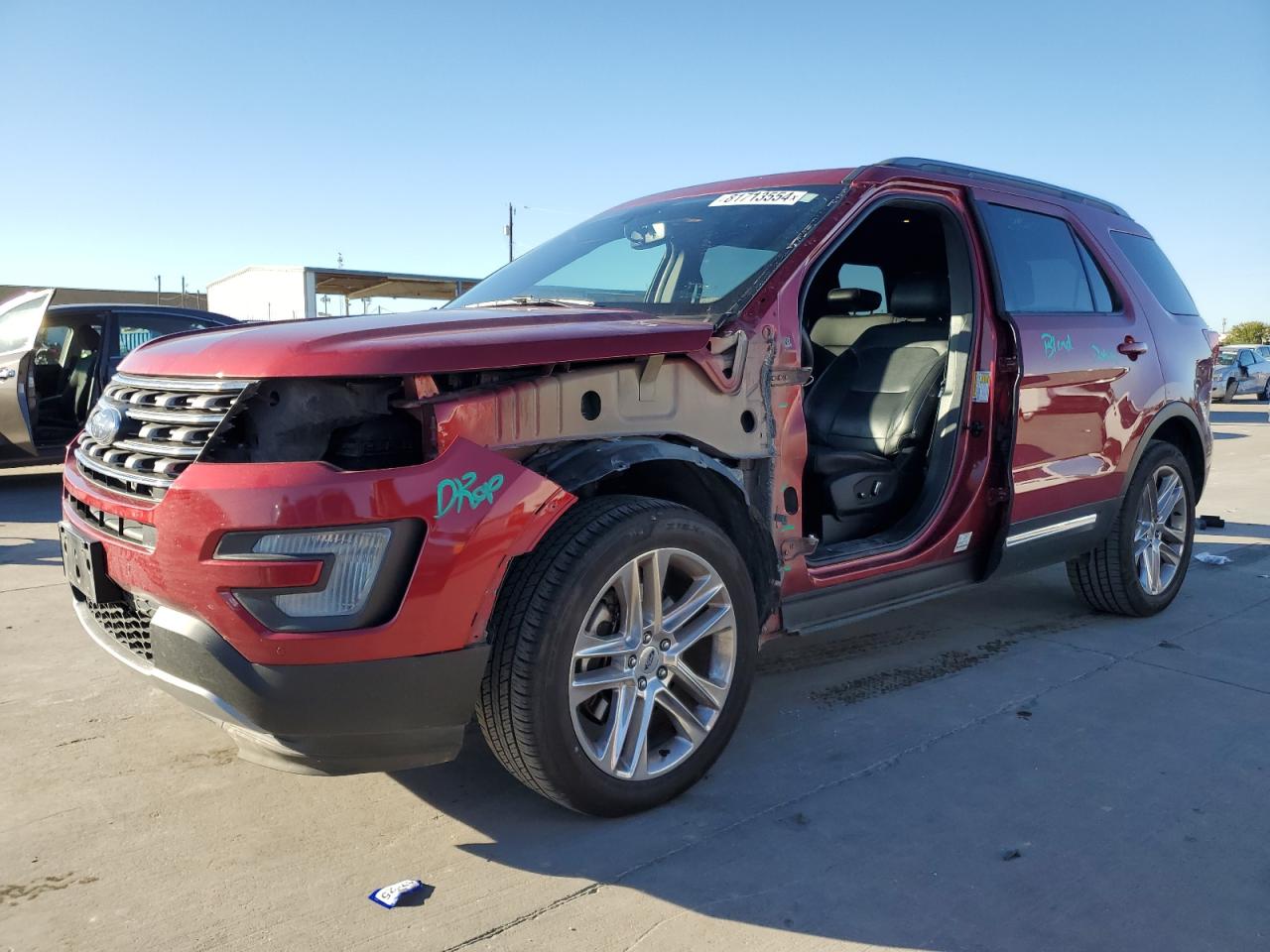 VIN 1FM5K8D8XHGD53942 2017 FORD EXPLORER no.1