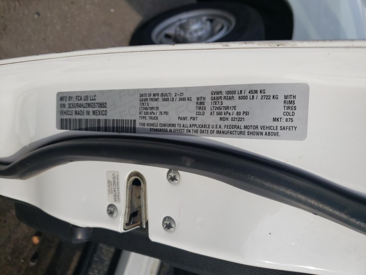 2021 RAM 2500 - Image 12