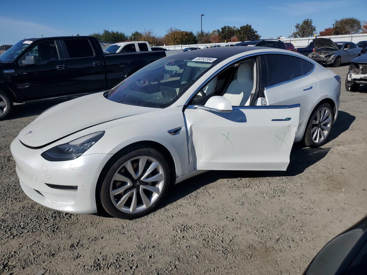 VIN 5YJ3E1EA7JF169652 2018 TESLA MODEL 3 no.1