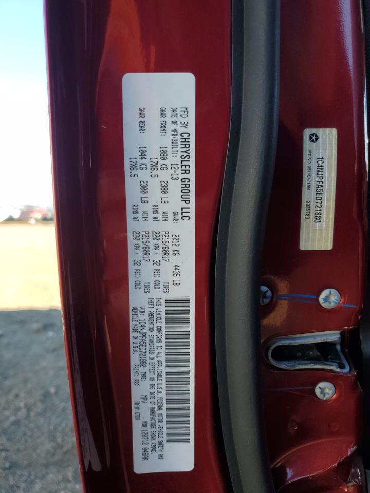 VIN 1C4NJPFA5ED721880 2014 JEEP PATRIOT no.12