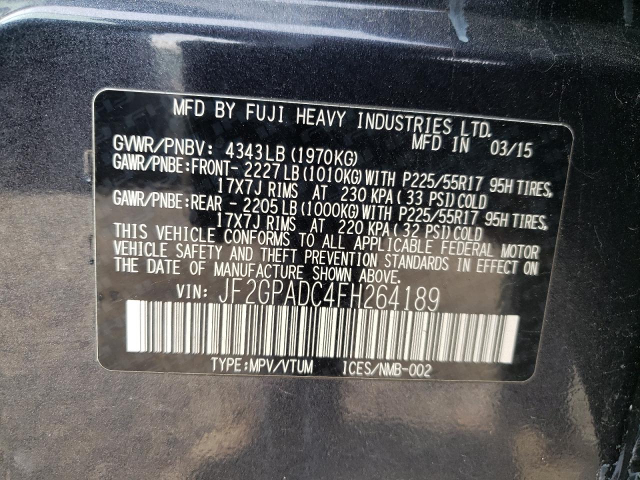 2015 Subaru XV - Image 15