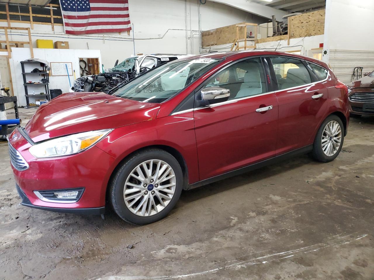 2017 Ford Focus Titanium VIN: 1FADP3N21HL272064 Lot: 79181544