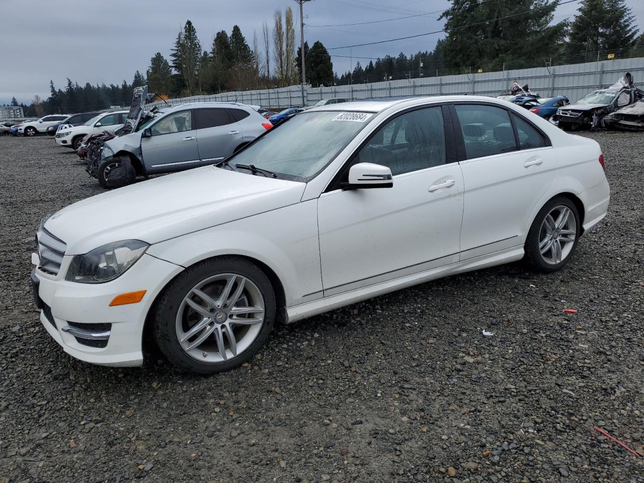 VIN WDDGF4HB9DR254372 2013 MERCEDES-BENZ C-CLASS no.1