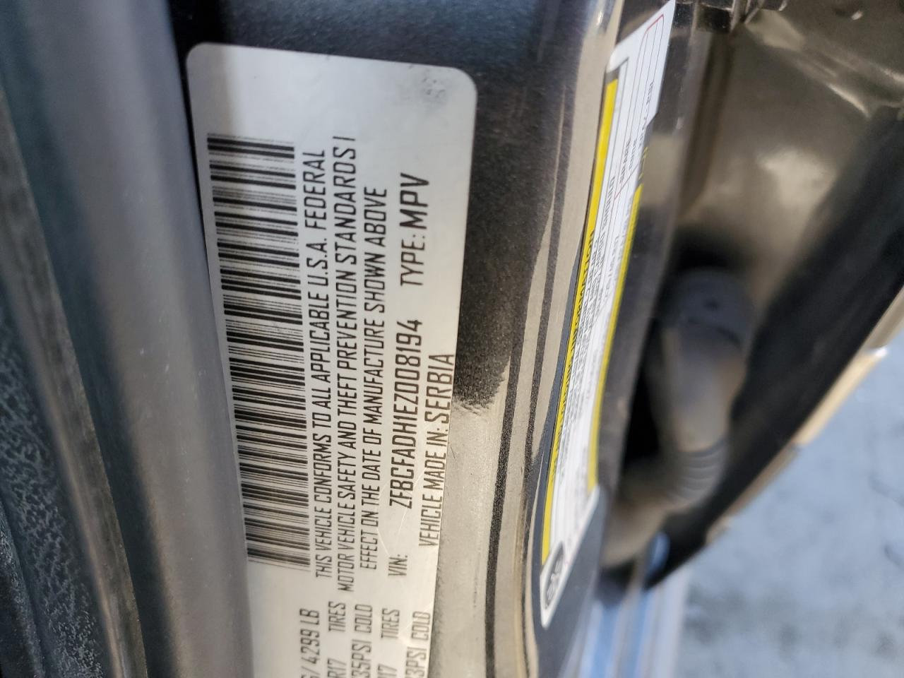 2014 Fiat 500L Trekking VIN: ZFBCFADH1EZ008194 Lot: 81557024