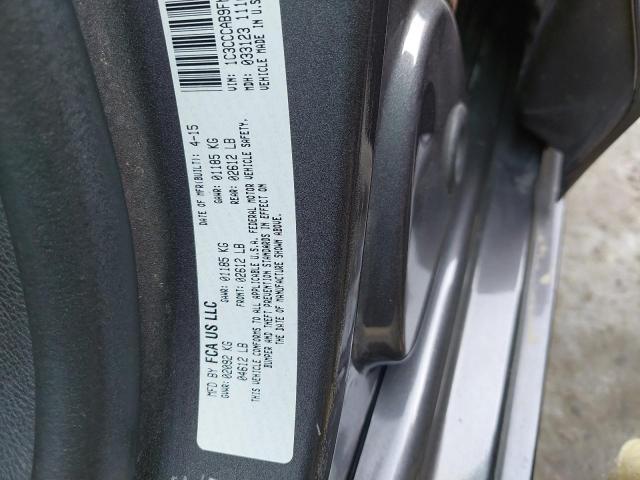 1C3CCCAB9FN688649 - 2015 CHRYSLER 200 - #82513974