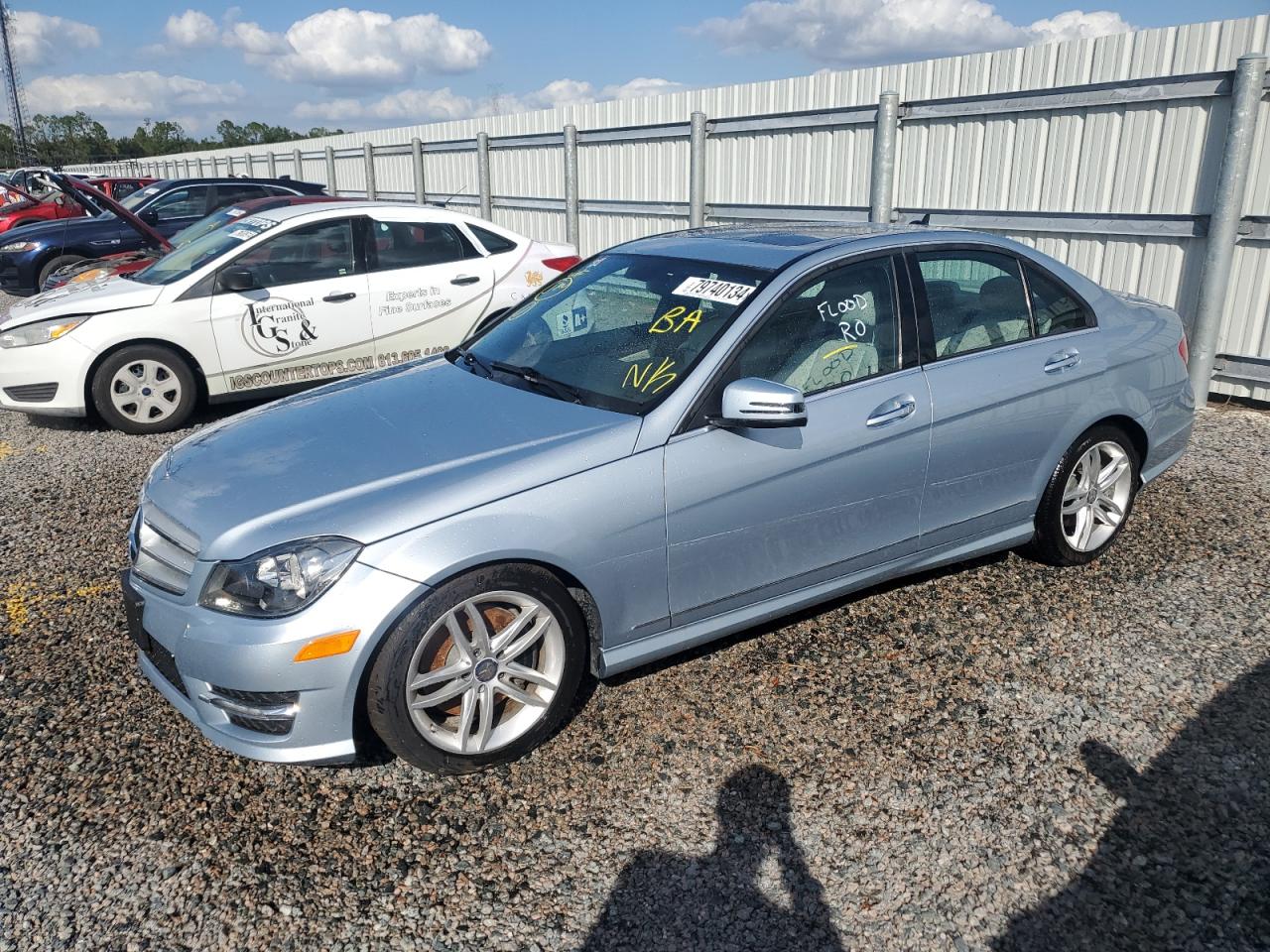 VIN WDDGF8AB0DR271451 2013 MERCEDES-BENZ C-CLASS no.1