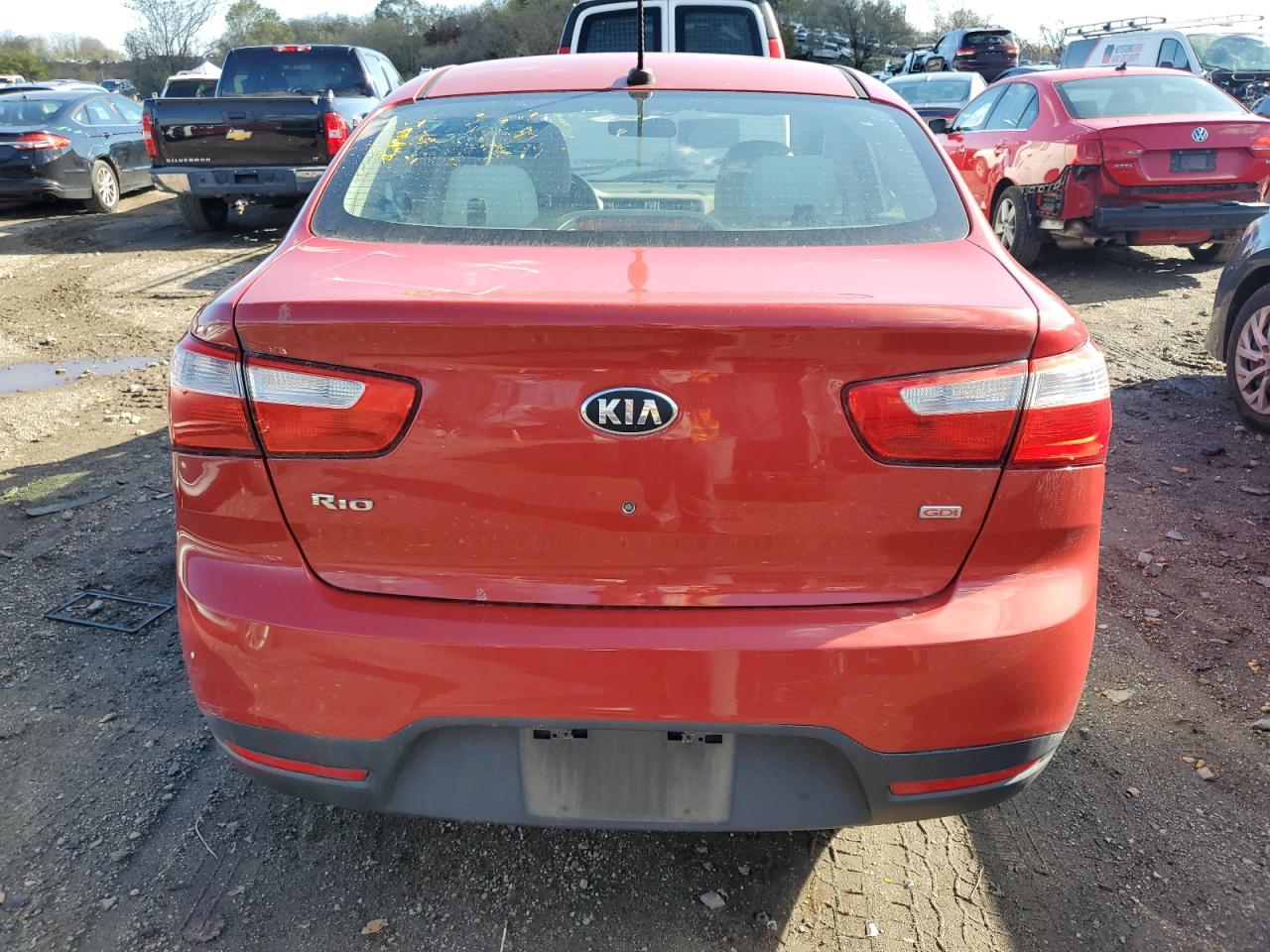 2013 Kia Rio Lx VIN: KNADM4A35D6182784 Lot: 80209084