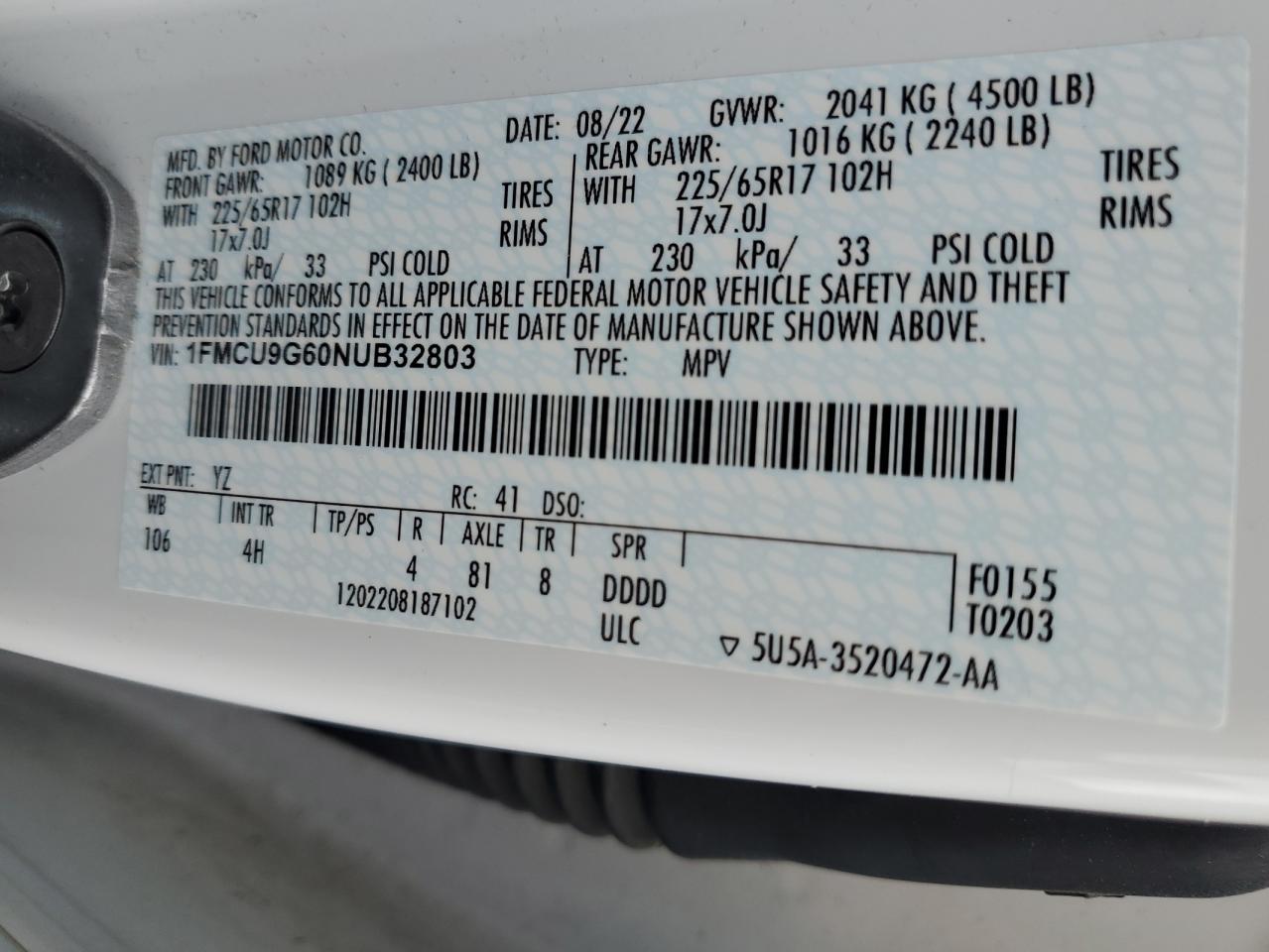 2022 Ford Escape - Image 14