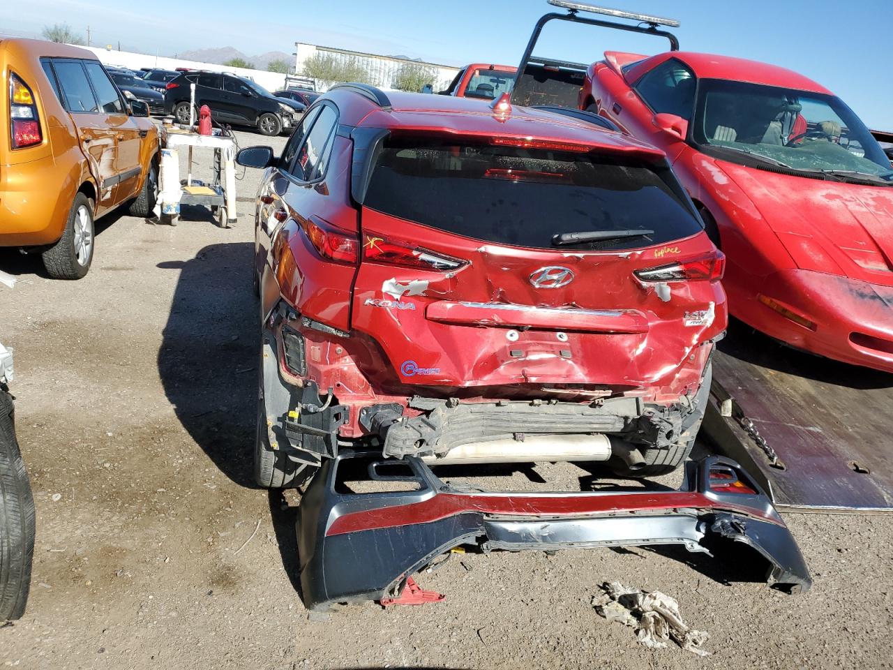 2021 Hyundai Kona Limited VIN: KM8K3CA51MU745779 Lot: 79102834