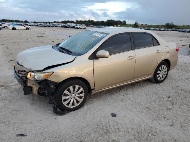  TOYOTA COROLLA 2013 tan