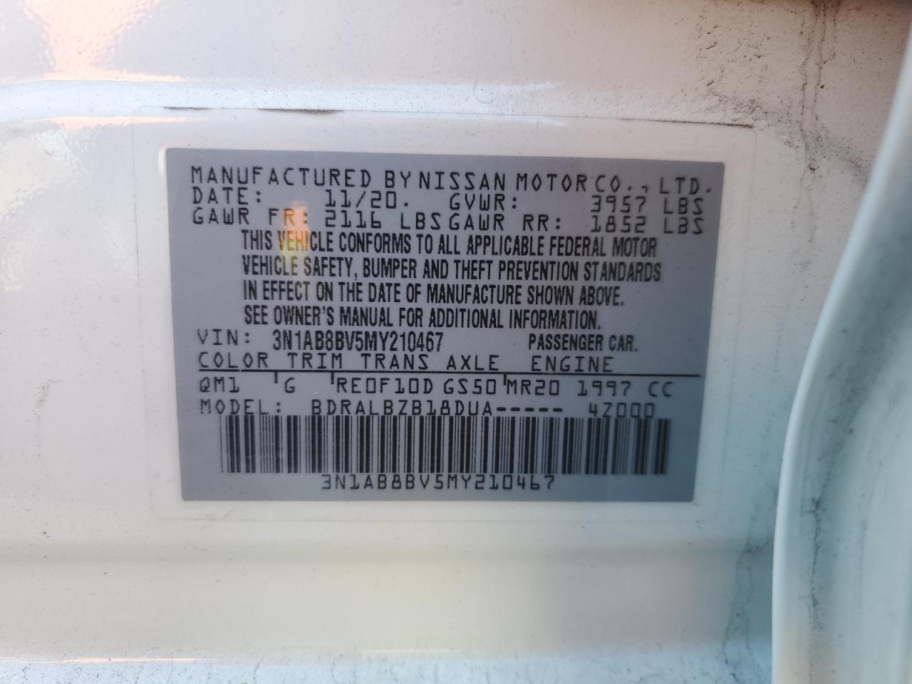 2021 Nissan Sentra - Image 12