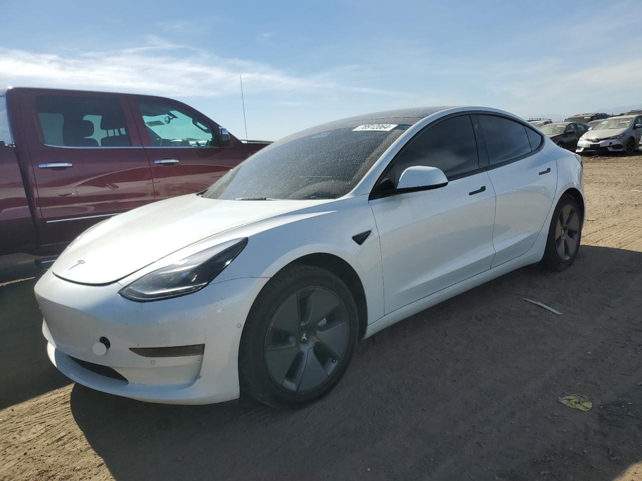 VIN 5YJ3E1EB1NF109168 2022 TESLA MODEL 3 no.1