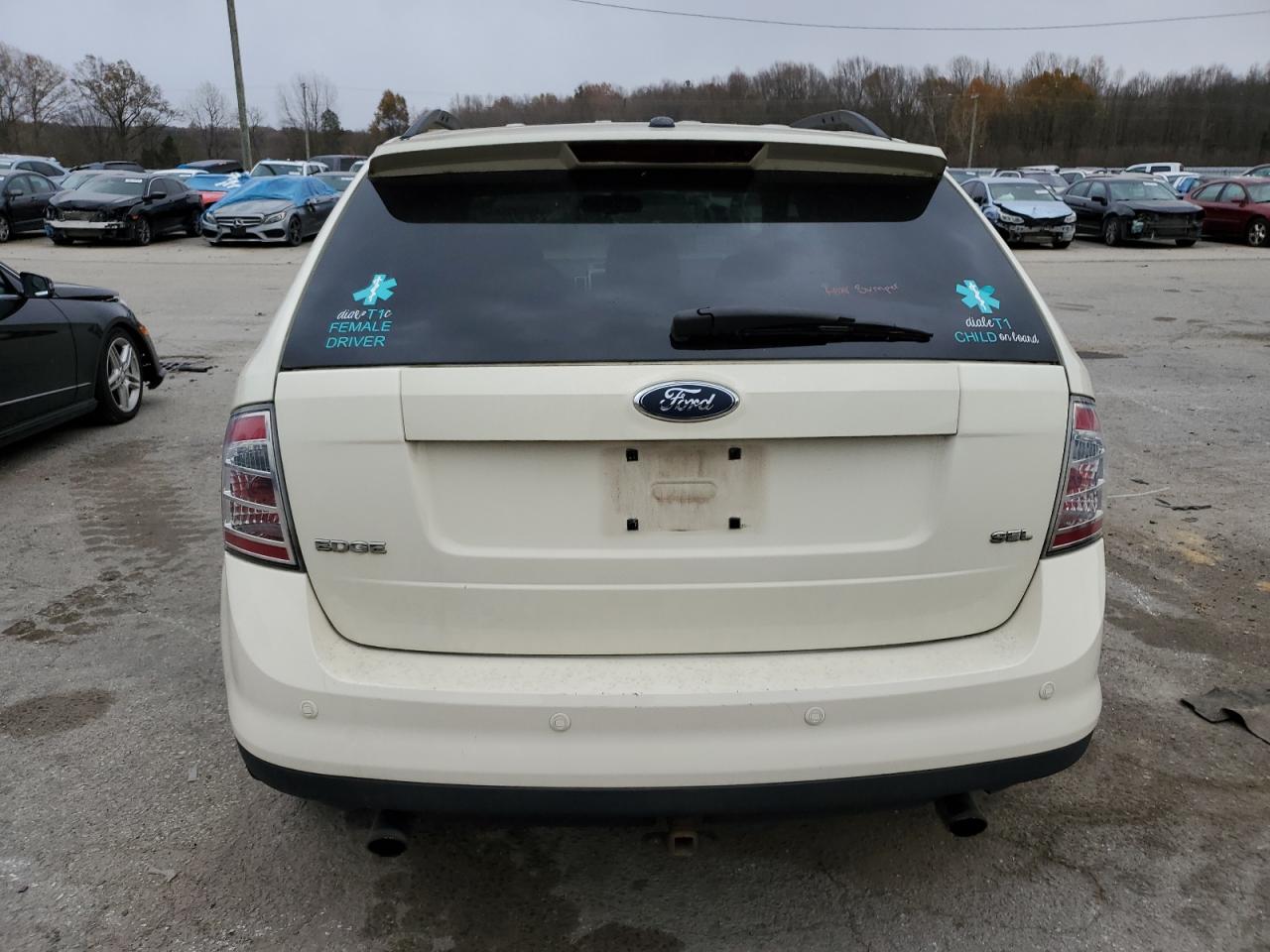 2007 Ford Edge Sel Plus VIN: 2FMDK39C37BA72180 Lot: 80909264