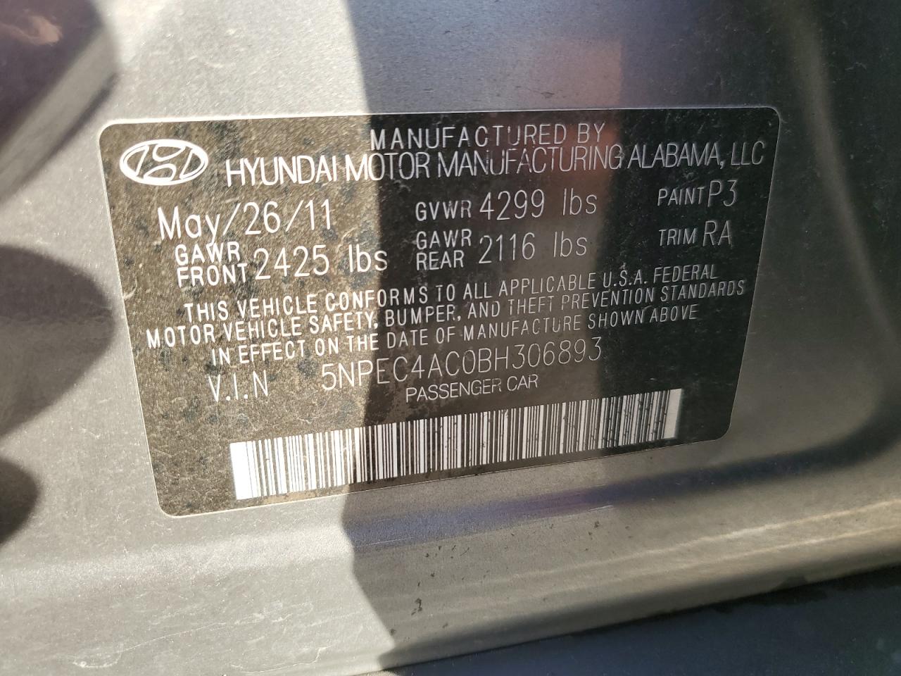 2011 Hyundai Sonata - Image 15