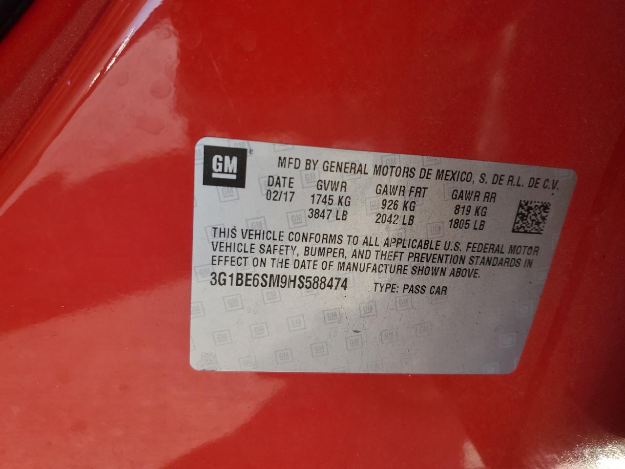 2017 Chevrolet Cruze - Image 14