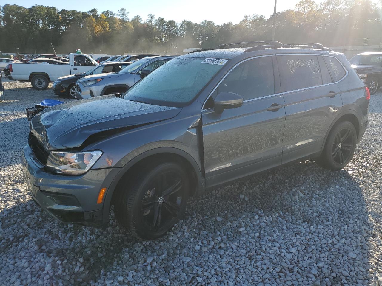 2019 Volkswagen Tiguan Se VIN: 3VV2B7AX4KM186649 Lot: 80535924