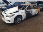 2018 Infiniti Q50 Luxe de vânzare în Elgin, IL - Burn