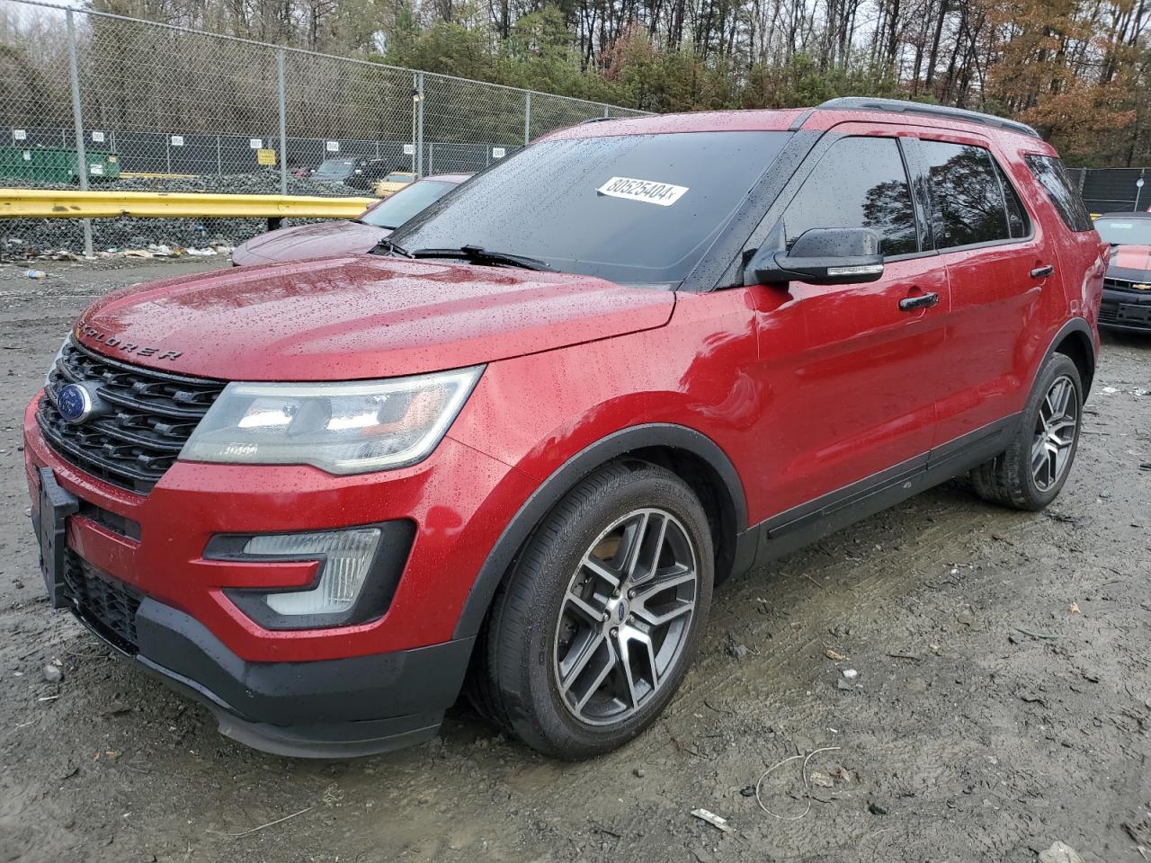 2016 Ford Explorer Sport продається в Waldorf, MD - Side
