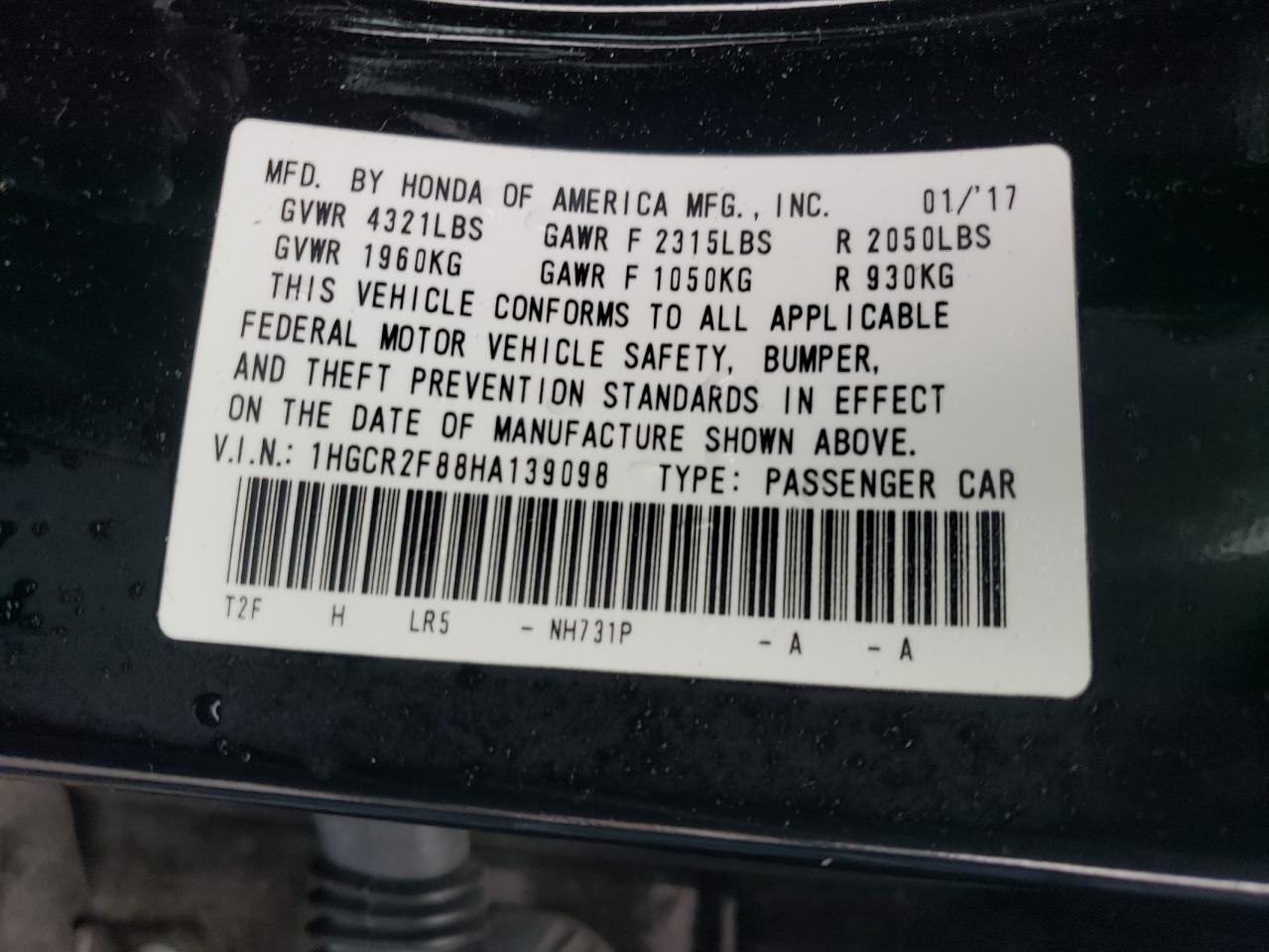 2017 Honda Accord - Image 14