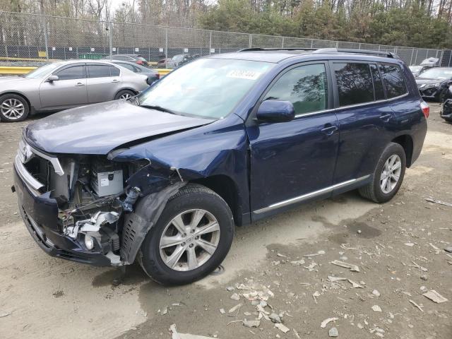  TOYOTA HIGHLANDER 2013 Blue