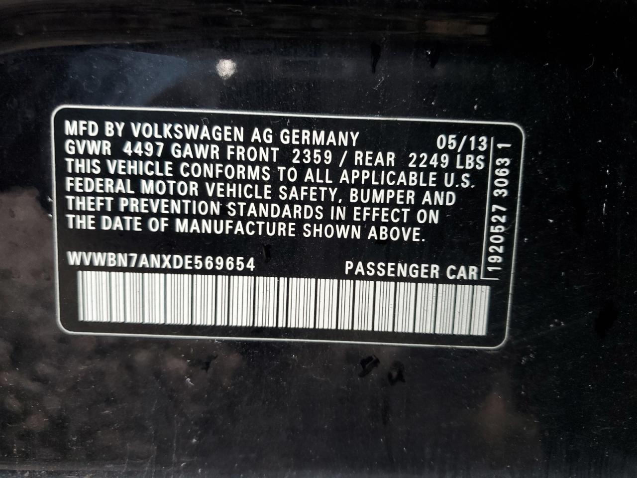2013 Volkswagen Passat CC - Image 14